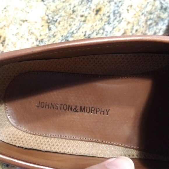 Johnston & Murphy Brown Leather Tassel Loafers 020-2394 Dress Shoes Men\'s Sz 11M main image 5